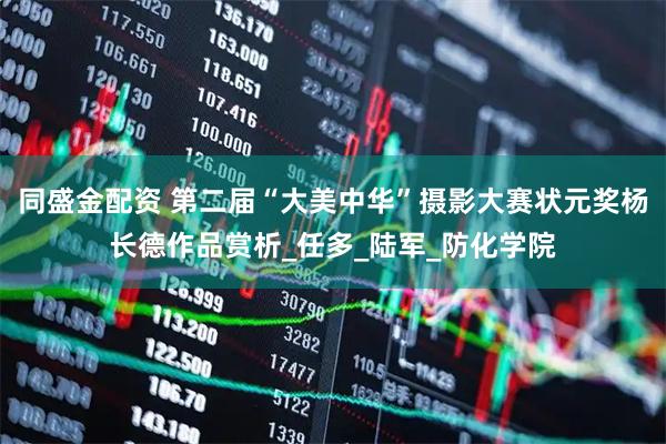 同盛金配资 第二届“大美中华”摄影大赛状元奖杨长德作品赏析_任多_陆军_防化学院