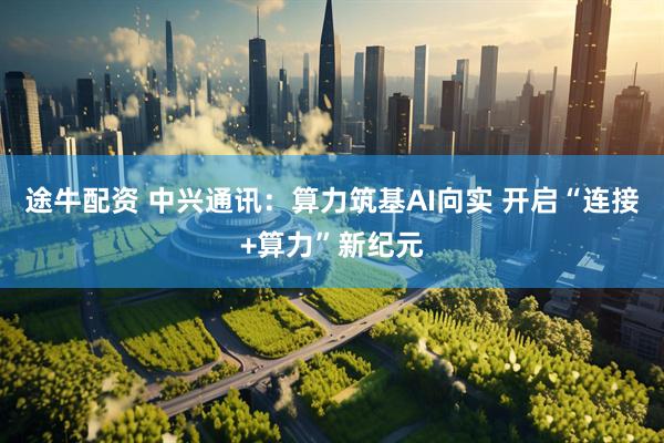 途牛配资 中兴通讯：算力筑基AI向实 开启“连接+算力”新纪元